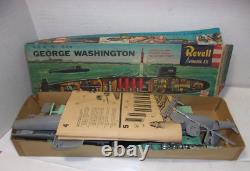 Vintage REVELL George Washington Sub Submarine Model Kit Parts with Box
