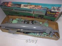 Vintage REVELL George Washington Sub Submarine Model Kit Parts with Box