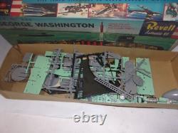 Vintage REVELL George Washington Sub Submarine Model Kit Parts with Box
