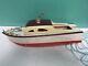 Vintage Rico Battery Operated Wooden Model Boat 1950's Japan (parts Or Repair)