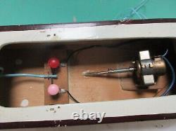 Vintage RICO Battery Operated Wooden Model Boat 1950's Japan (Parts or Repair)