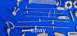 Vintage R/C Model Power Boat Fittings Various Parts WINDSHIELD, RAILS, ANCHOR