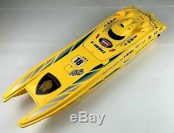 Vintage Racing RC Boat As Is For Parts Receiver 2 Motors