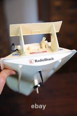 Vintage Radio Shack RC Tsunami Speed Boat wave jumper control for Parts Repair