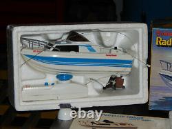 Vintage Radio Shack Radio Controlled Cruiser Boat WithBox + Extra Toy Parts Lot