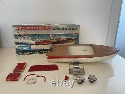 Vintage Rare CAVACRAFT SPEEDSTER Speed Boat Model Kit E-11 BOX + PARTS