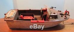 Vintage Rare Ideal Boat withanchor 14 Plastic Toy Used for parts