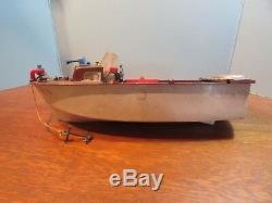 Vintage Rare Ideal Boat withanchor 14 Plastic Toy Used for parts