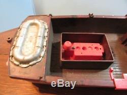 Vintage Rare Ideal Boat withanchor 14 Plastic Toy Used for parts