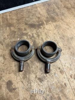 Vintage Rare Marine Nautical Row Boat Ore Locks Swivel Mounts Set Pair Parts USA