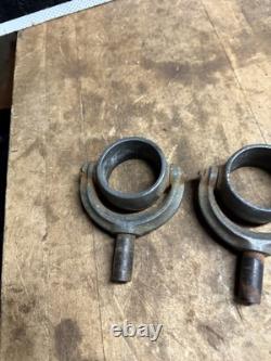 Vintage Rare Marine Nautical Row Boat Ore Locks Swivel Mounts Set Pair Parts USA