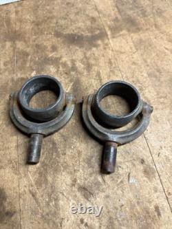 Vintage Rare Marine Nautical Row Boat Ore Locks Swivel Mounts Set Pair Parts USA