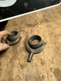 Vintage Rare Marine Nautical Row Boat Ore Locks Swivel Mounts Set Pair Parts USA