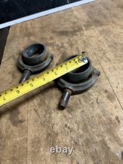Vintage Rare Marine Nautical Row Boat Ore Locks Swivel Mounts Set Pair Parts USA