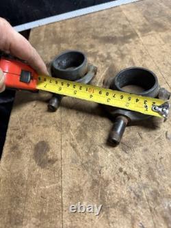 Vintage Rare Marine Nautical Row Boat Ore Locks Swivel Mounts Set Pair Parts USA