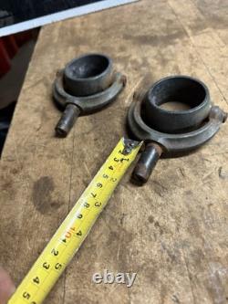Vintage Rare Marine Nautical Row Boat Ore Locks Swivel Mounts Set Pair Parts USA