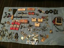 Vintage Rc Engine Motor Parts Miscellaneous Junk Drawer Lot Boat Car Plane Parts