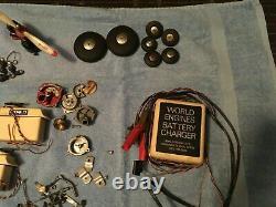 Vintage Rc Engine Motor Parts Miscellaneous Junk Drawer Lot Boat Car Plane Parts