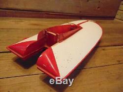 Vintage Rc Hydroplane BATMAN Boat RESTORATION Or PARTS