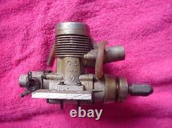 Vintage Remote Control Gas Engine OS MAX 46 For Parts Or Repair With Boat Parts