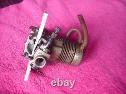 Vintage Remote Control Gas Engine OS MAX 46 For Parts Or Repair With Boat Parts