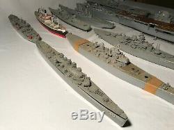 Vintage Revell Plastic Model USS Ship Boat Incomplete Parts Junkyard Lot