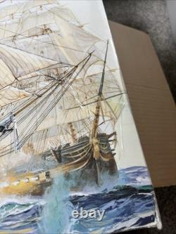 Vintage Revell U. S. S. Constitution Old Ironsides Model Kit with Box & Extras