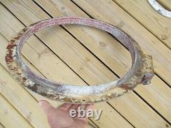 Vintage Round Boat Hatch PARTS Ship Porthole Hatch Cover Frame LYMAN BSMT