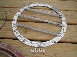 Vintage Round Boat Hatch PARTS Ship Porthole Hatch Cover Frame LYMAN BSMT