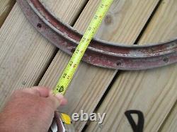Vintage Round Boat Hatch PARTS Ship Porthole Hatch Cover Frame LYMAN BSMT
