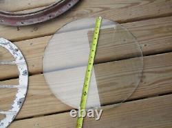Vintage Round Boat Hatch PARTS Ship Porthole Hatch Cover Frame LYMAN BSMT