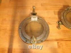 Vintage Round Bronze Portlights/portholes