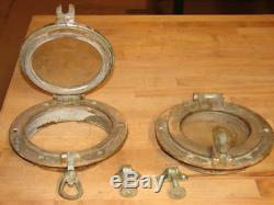 Vintage Round Bronze Portlights/portholes