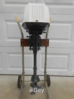 Vintage SEARS Ted Williams 7.5hp Solid State Ignition Outboard Boat Motor