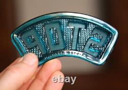 Vintage STOP LIGHT Glass Lens Blue Motorcycle Hot Rod TAILLIGHT accessory
