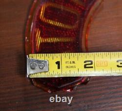 Vintage STOP LIGHT Glass Lens red Motorcycle Hot Rod TAILLIGHT accessory