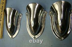 Vintage Sail Crusier Boat Parts, Nickel Plate Brass, Kainer Sconce Shape Thing