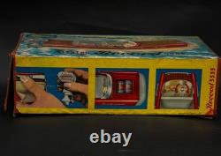 Vintage Schuco Elektro Record 5555 Boat W. Germany For Restoration / Parts