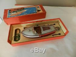 Vintage Schuco Elektro-delfino 5411 Navico-vintage Schuco Toy Boat- Parts/repair