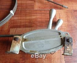 Vintage Scott Atwater outboard controller with 10' Cables