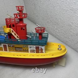 Vintage Sea Fire Boat Battery Operated by Cosmo of Hong Kong AS ISFOR PARTS