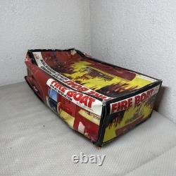 Vintage Sea Fire Boat Battery Operated by Cosmo of Hong Kong AS ISFOR PARTS