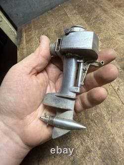 Vintage Sea Fury R/C Toy Model Boat Outboard Marine Gas Engine Motor Parts USA
