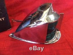 Vintage Seaflite Bow Light No. 8020 By Attwood Brass Works NOS New Old Stock