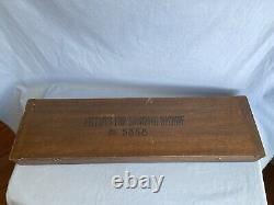 Vintage Ships Boat Sounding Machine Kelvin Type Nautical Parts In Wood Case Rare