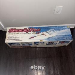 Vintage Shockwave 26 RC Boat in box Parts As Is Remote 2 Battery Packs Prb2150