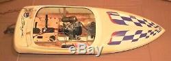 Vintage Speed Boat RC Racing for Parts Repair Project 26