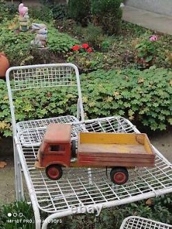 Vintage Speed Boat Toy Model Handmade Wood Metal Large Heavy Parts