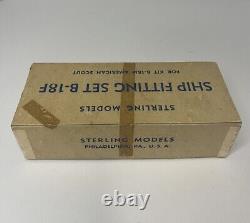 Vintage Sterling Models B-18F Ship Fittings set for American Scout In Box