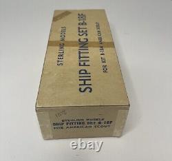 Vintage Sterling Models B-18F Ship Fittings set for American Scout In Box